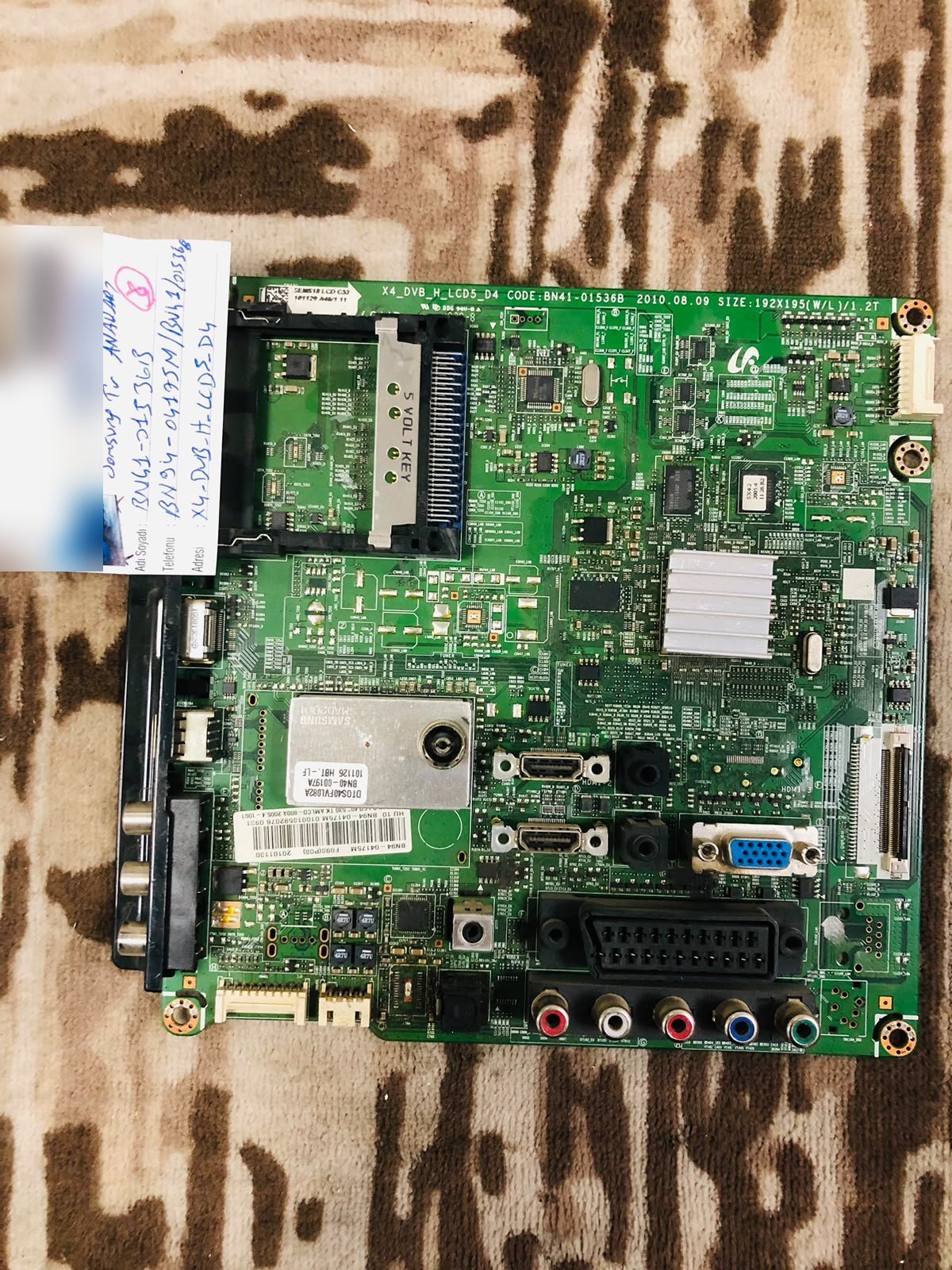 Samsung BN41-01536B Anakart BN94-04175M